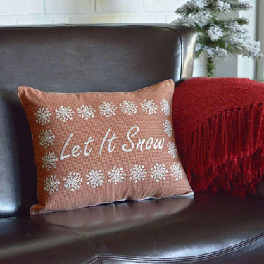 Let It Snow Pillow 14x18 - The Fox Decor